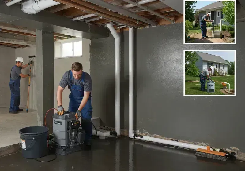 Basement Waterproofing and Flood Prevention process in Clinton County, IL